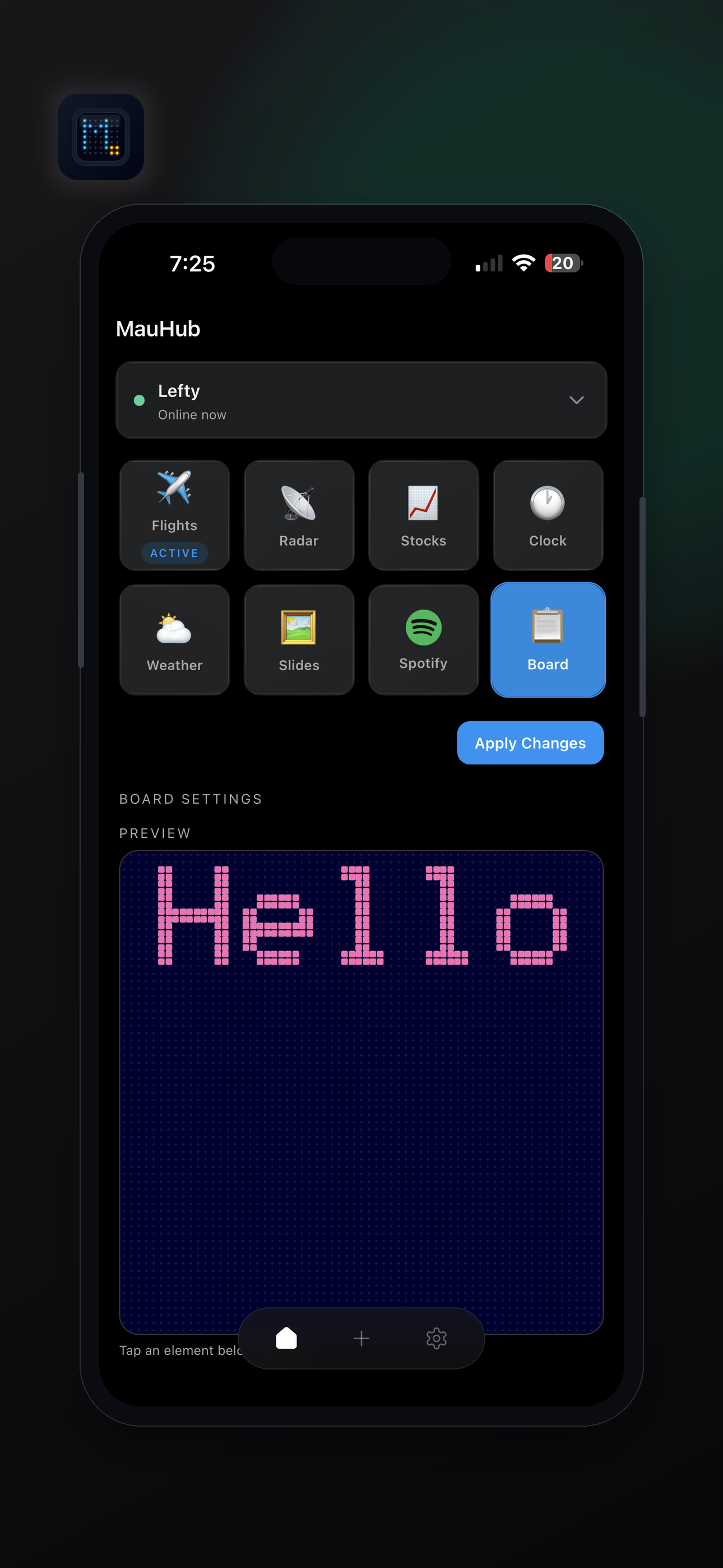 Customize every screen